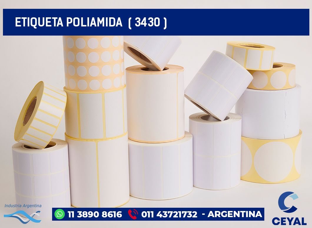 ETIQUETA POLIAMIDA  ( 3430 )