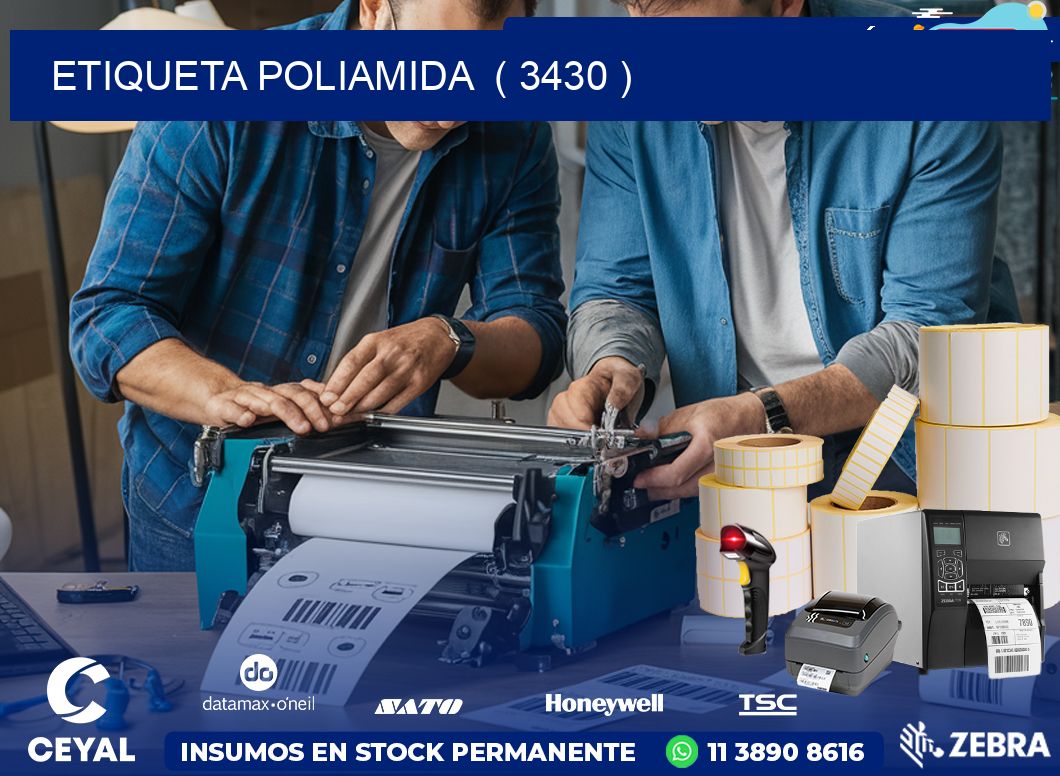 ETIQUETA POLIAMIDA  ( 3430 )