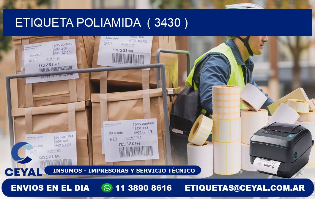 ETIQUETA POLIAMIDA  ( 3430 )