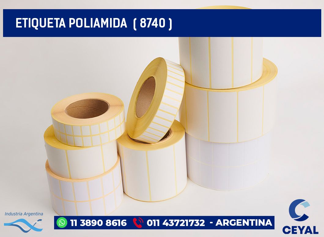 ETIQUETA POLIAMIDA  ( 8740 )