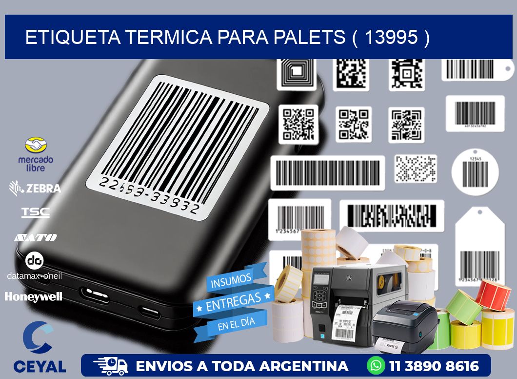 ETIQUETA TERMICA PARA PALETS ( 13995 )