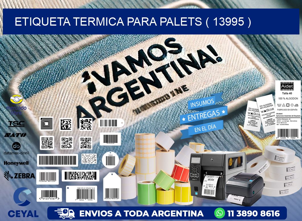 ETIQUETA TERMICA PARA PALETS ( 13995 )