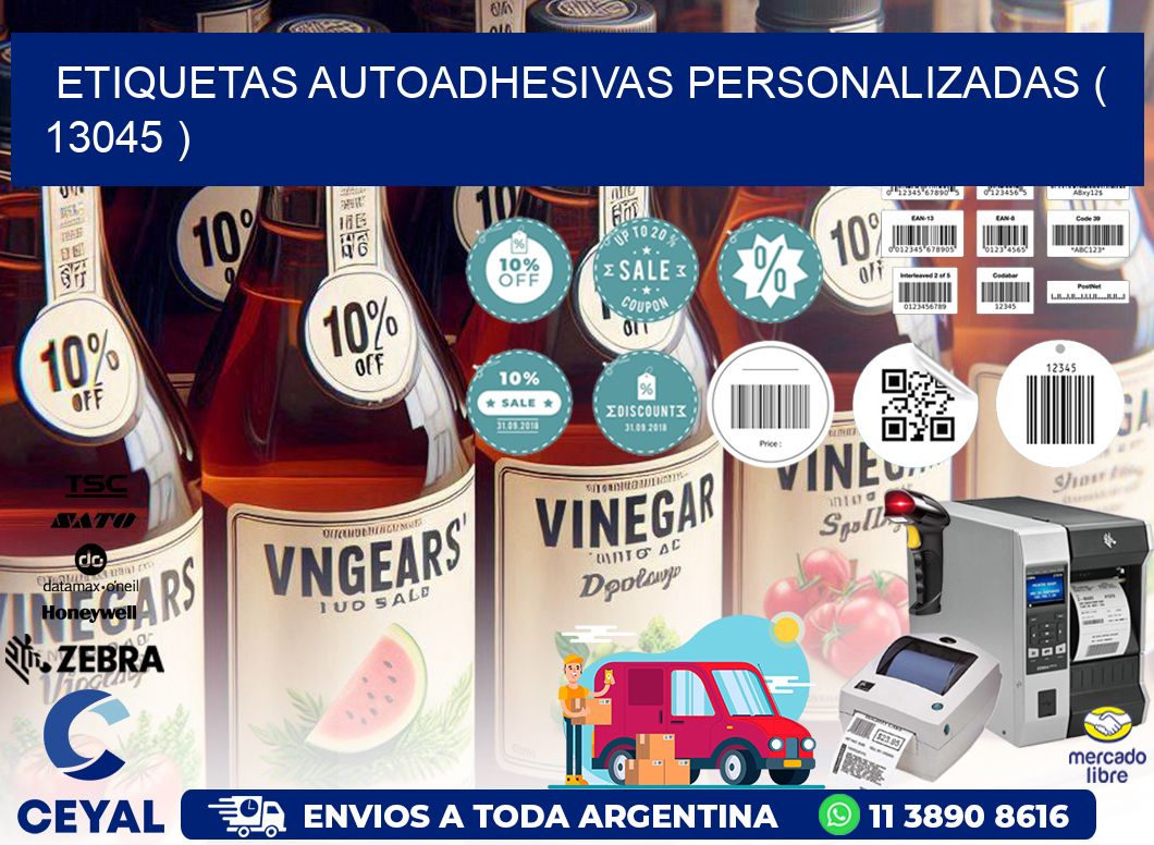 ETIQUETAS AUTOADHESIVAS PERSONALIZADAS ( 13045 )