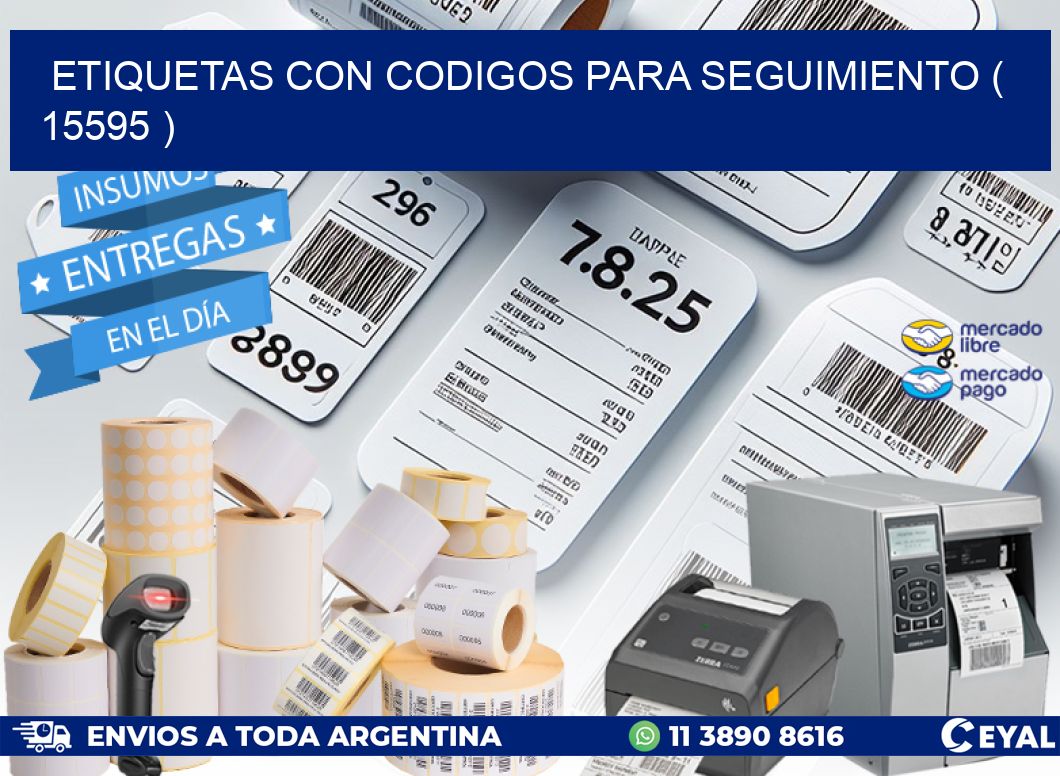 ETIQUETAS CON CODIGOS PARA SEGUIMIENTO ( 15595 )