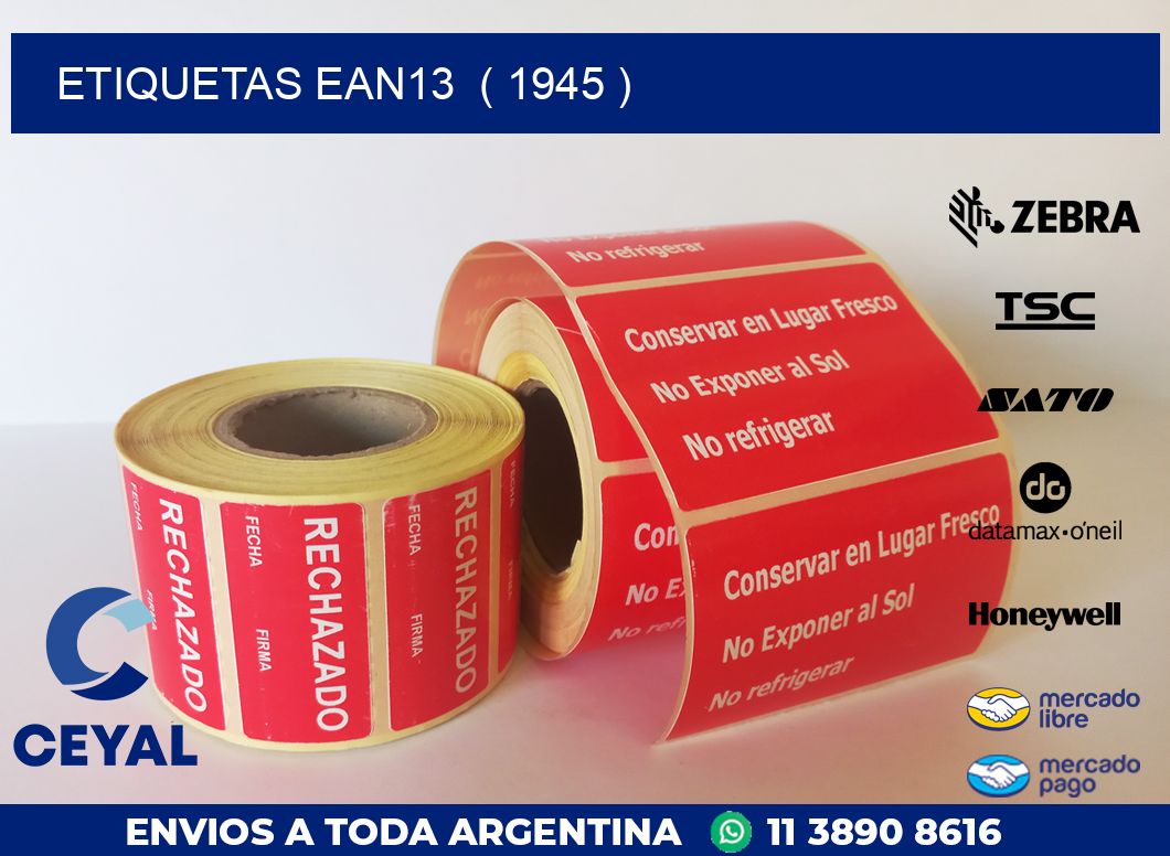 ETIQUETAS EAN13  ( 1945 )