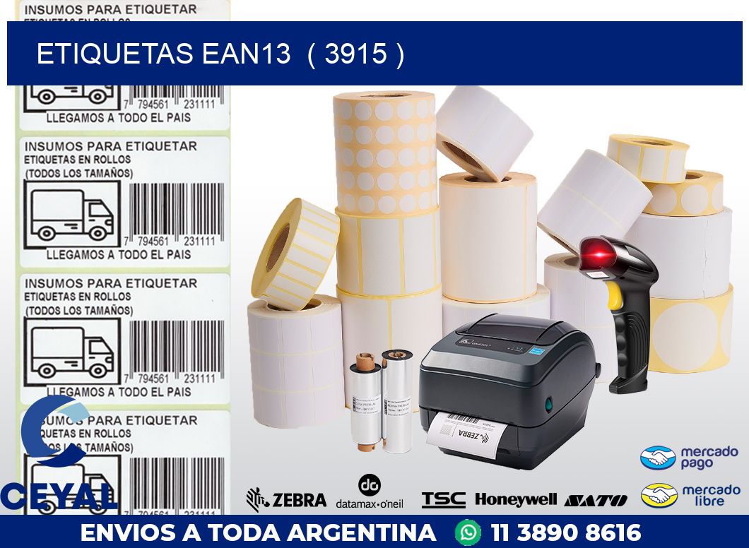 ETIQUETAS EAN13  ( 3915 )