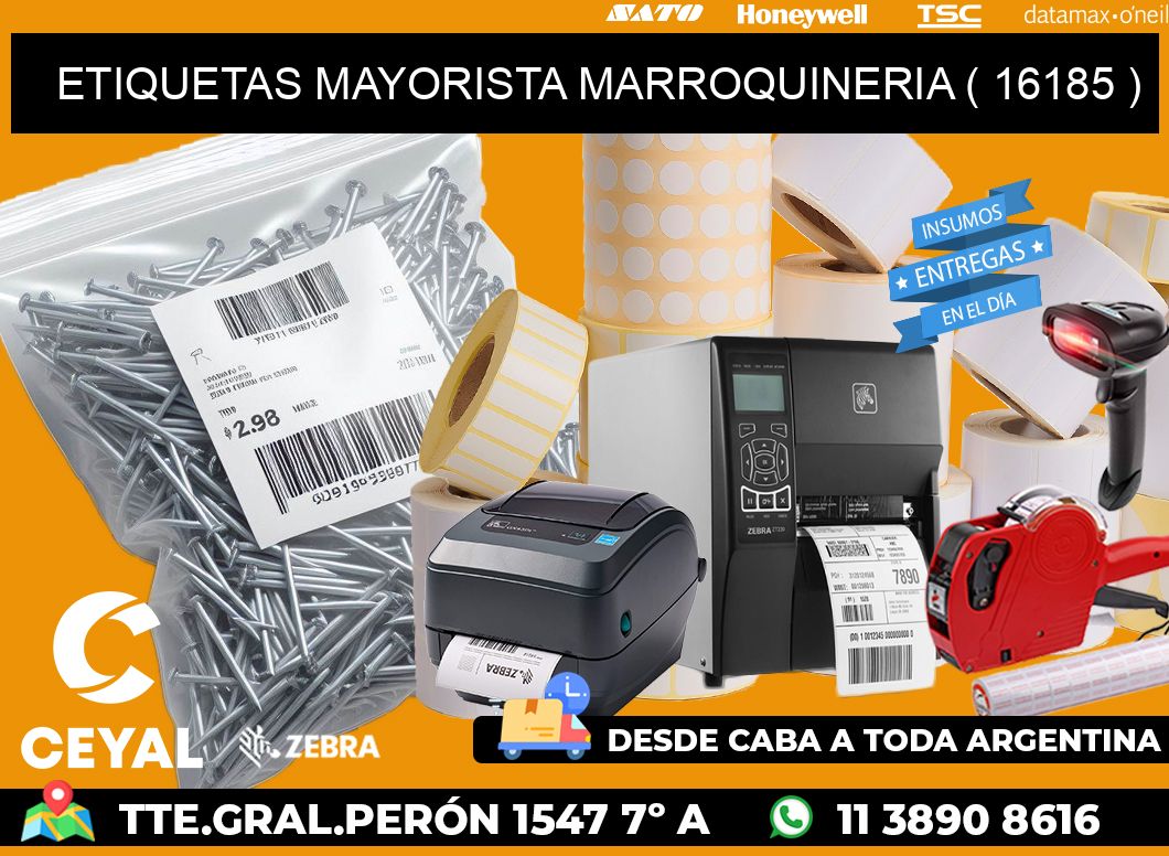 ETIQUETAS MAYORISTA MARROQUINERIA ( 16185 )