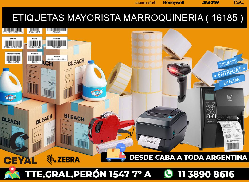 ETIQUETAS MAYORISTA MARROQUINERIA ( 16185 )