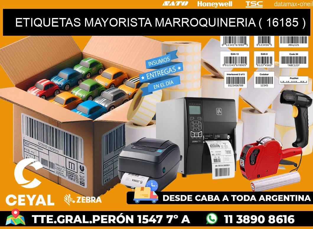 ETIQUETAS MAYORISTA MARROQUINERIA ( 16185 )