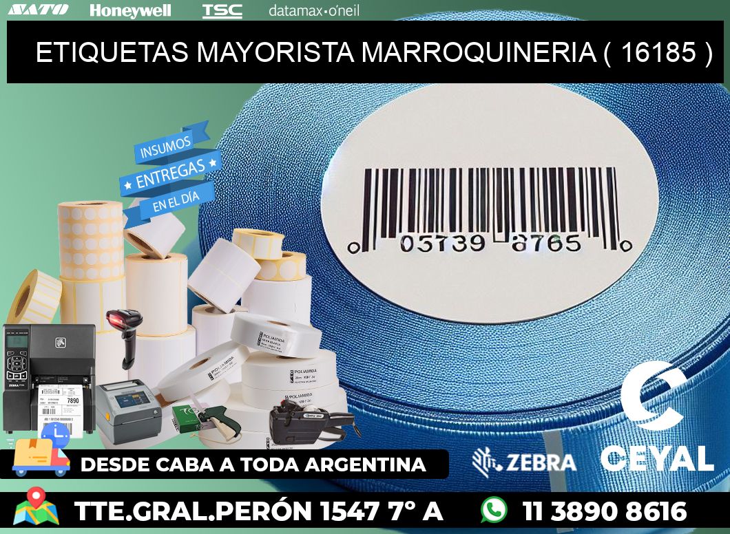 ETIQUETAS MAYORISTA MARROQUINERIA ( 16185 )