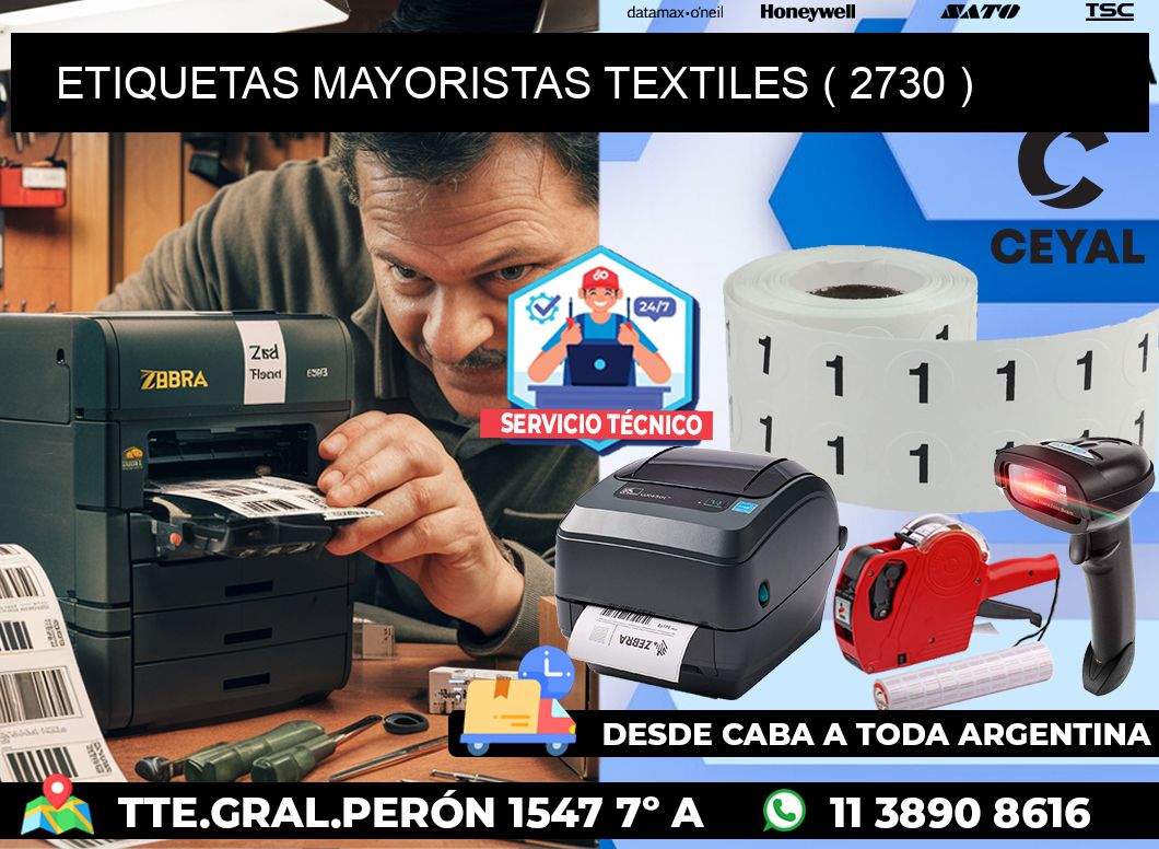 ETIQUETAS MAYORISTAS TEXTILES ( 2730 )