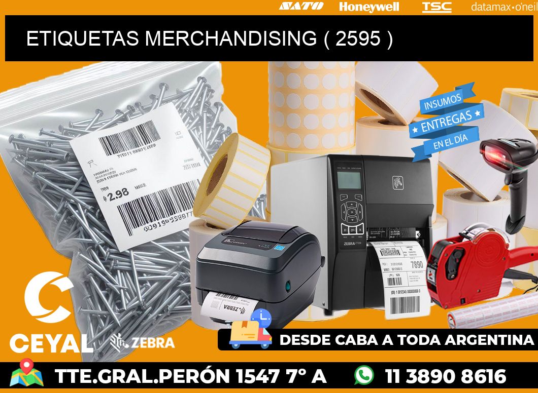 ETIQUETAS MERCHANDISING ( 2595 )