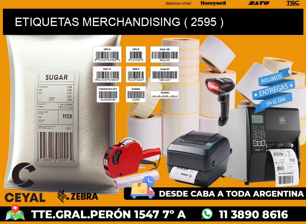 ETIQUETAS MERCHANDISING ( 2595 )