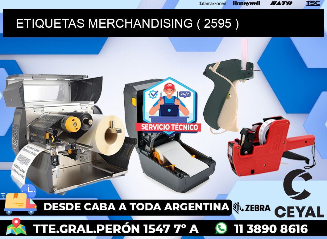 ETIQUETAS MERCHANDISING ( 2595 )