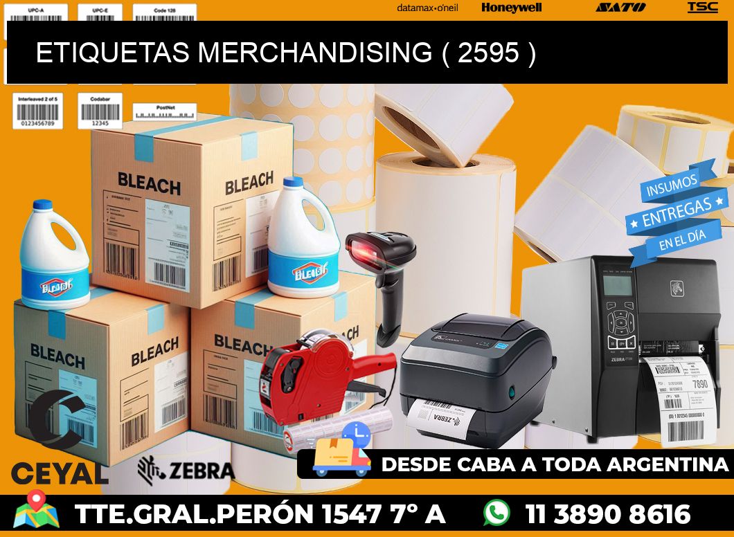 ETIQUETAS MERCHANDISING ( 2595 )