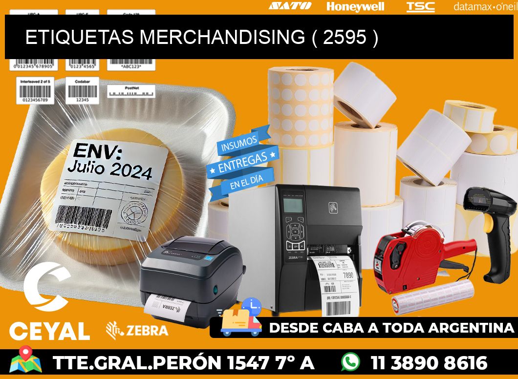 ETIQUETAS MERCHANDISING ( 2595 )