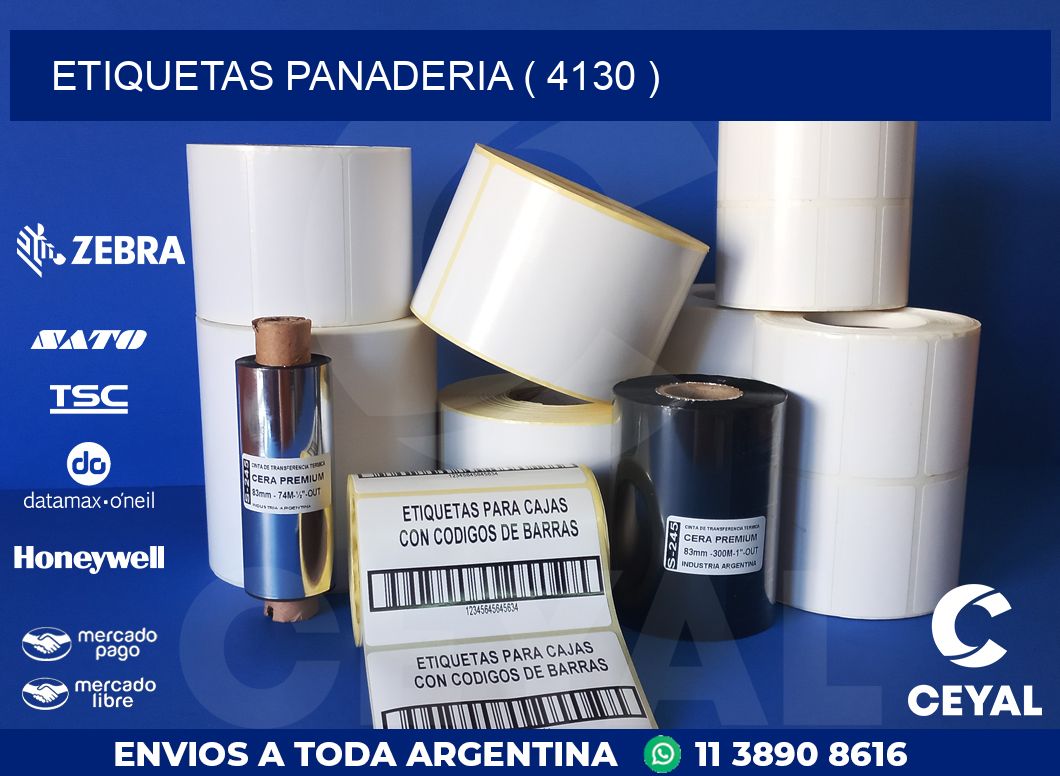 ETIQUETAS PANADERIA ( 4130 )