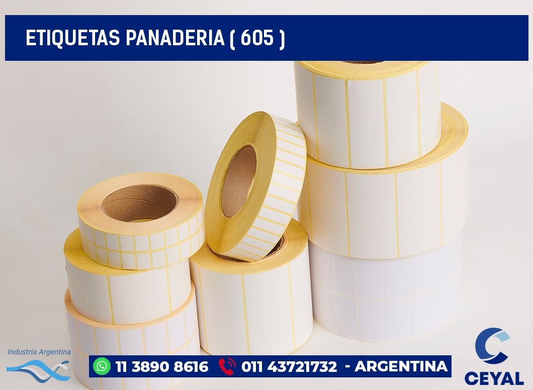 ETIQUETAS PANADERIA ( 605 )