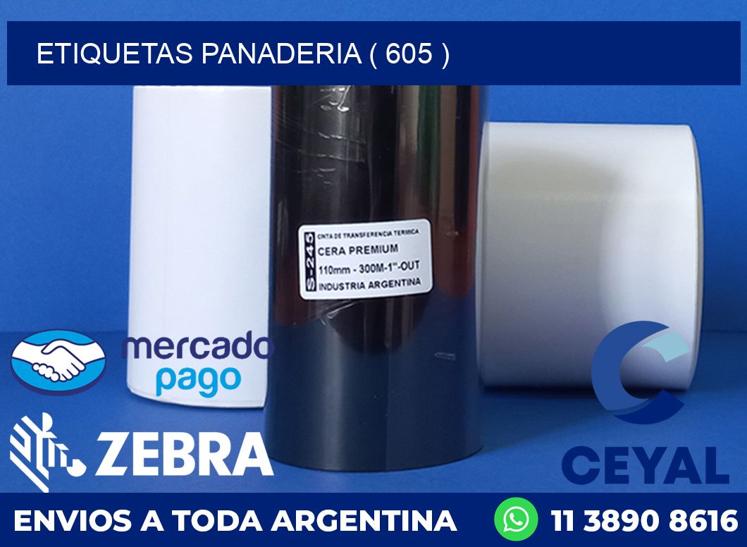 ETIQUETAS PANADERIA ( 605 )