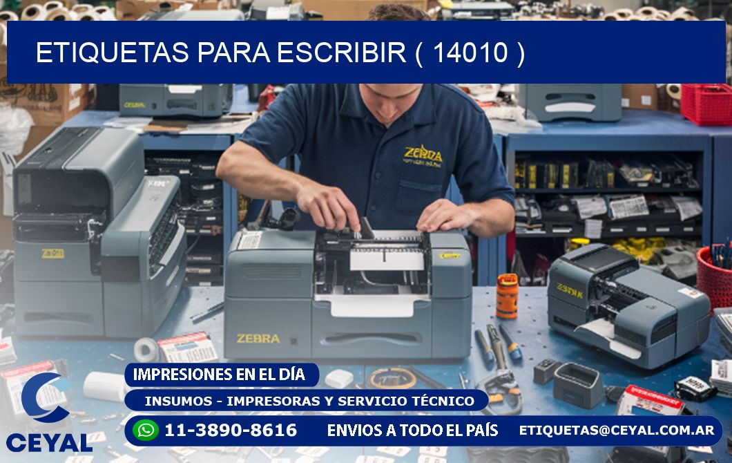 ETIQUETAS PARA ESCRIBIR ( 14010 )