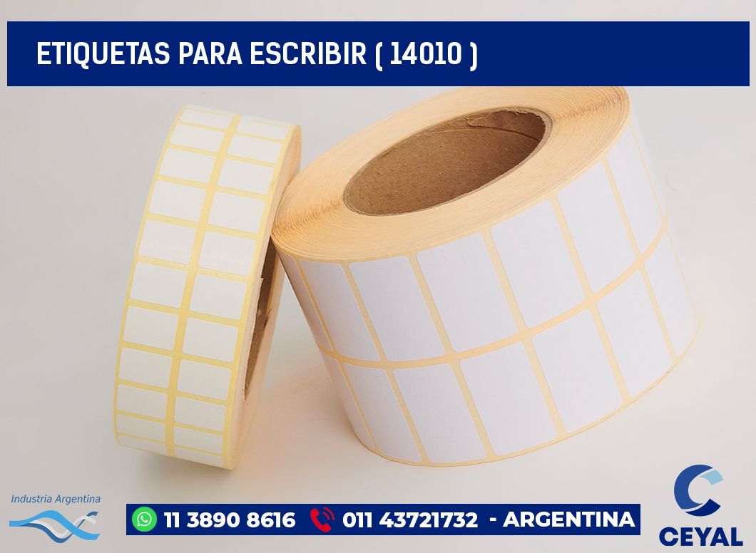 ETIQUETAS PARA ESCRIBIR ( 14010 )