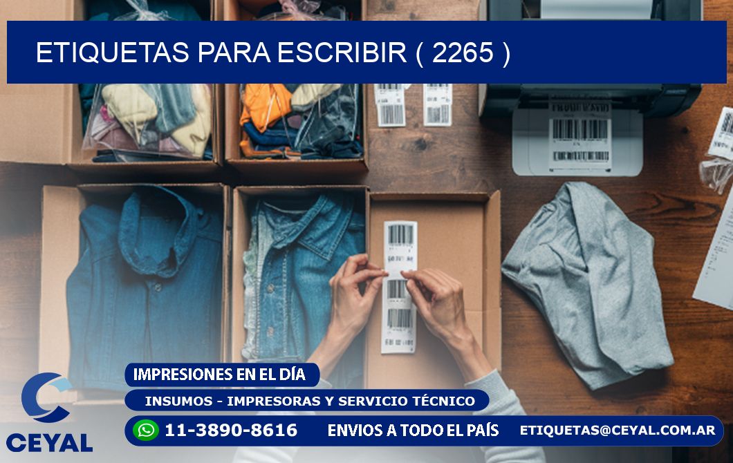 ETIQUETAS PARA ESCRIBIR ( 2265 )