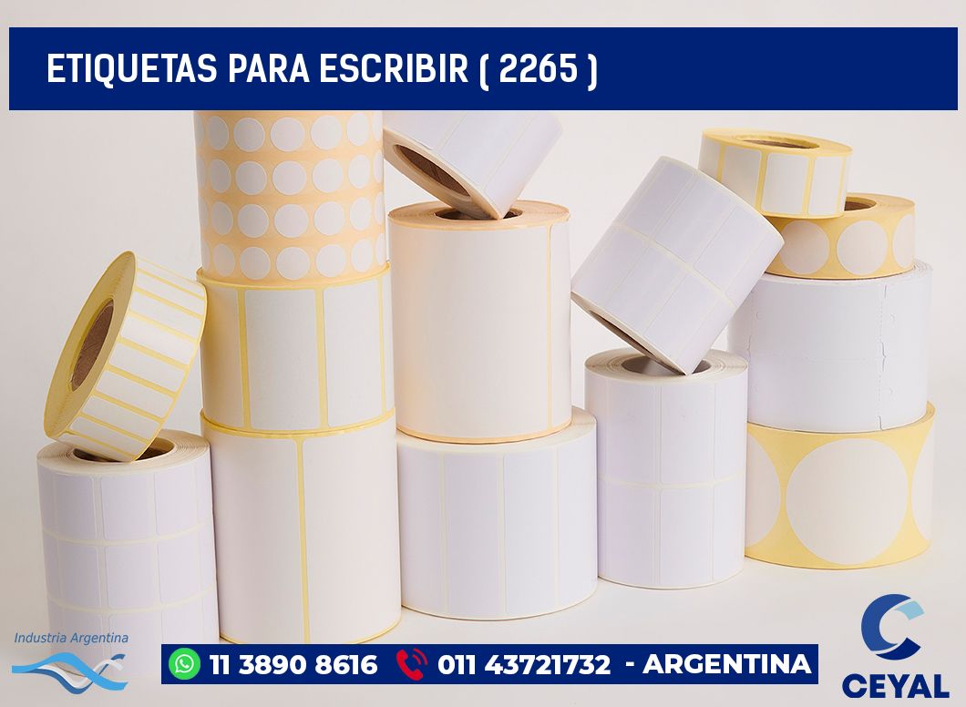 ETIQUETAS PARA ESCRIBIR ( 2265 )