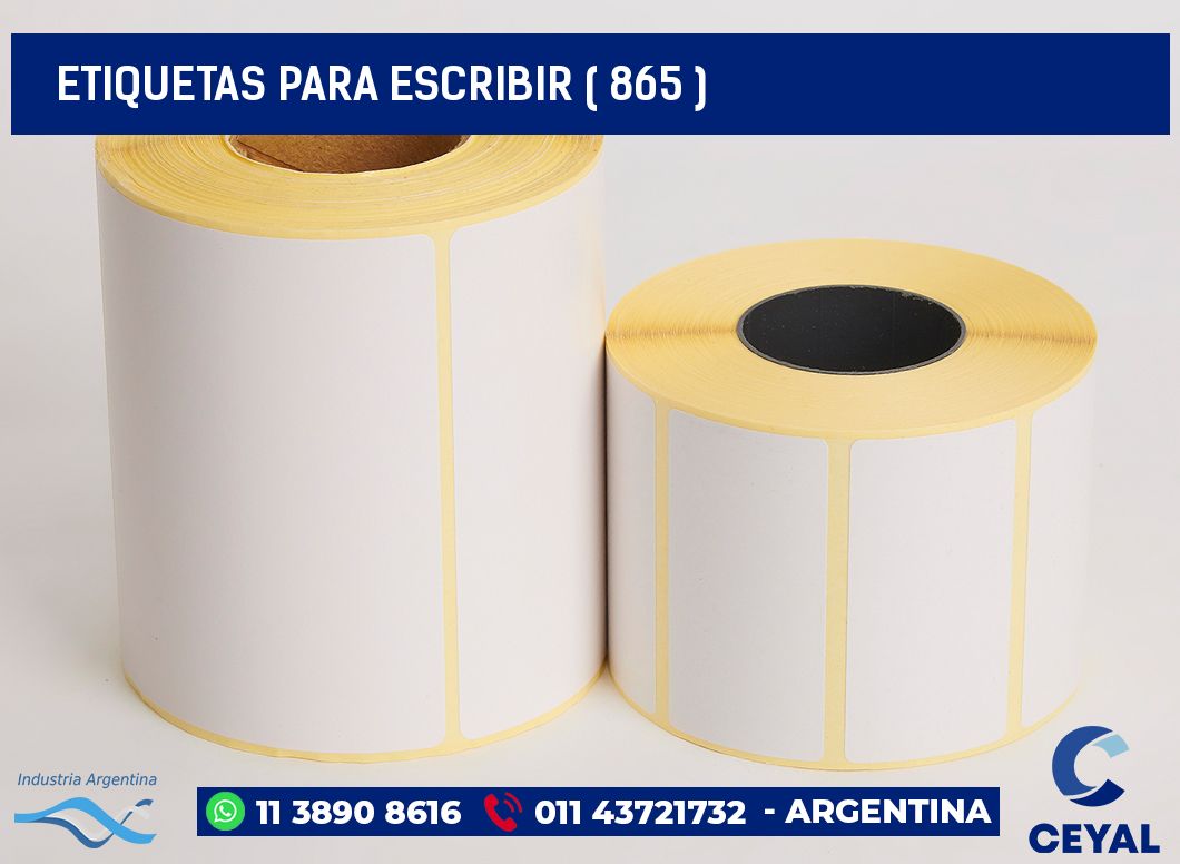 ETIQUETAS PARA ESCRIBIR ( 865 )