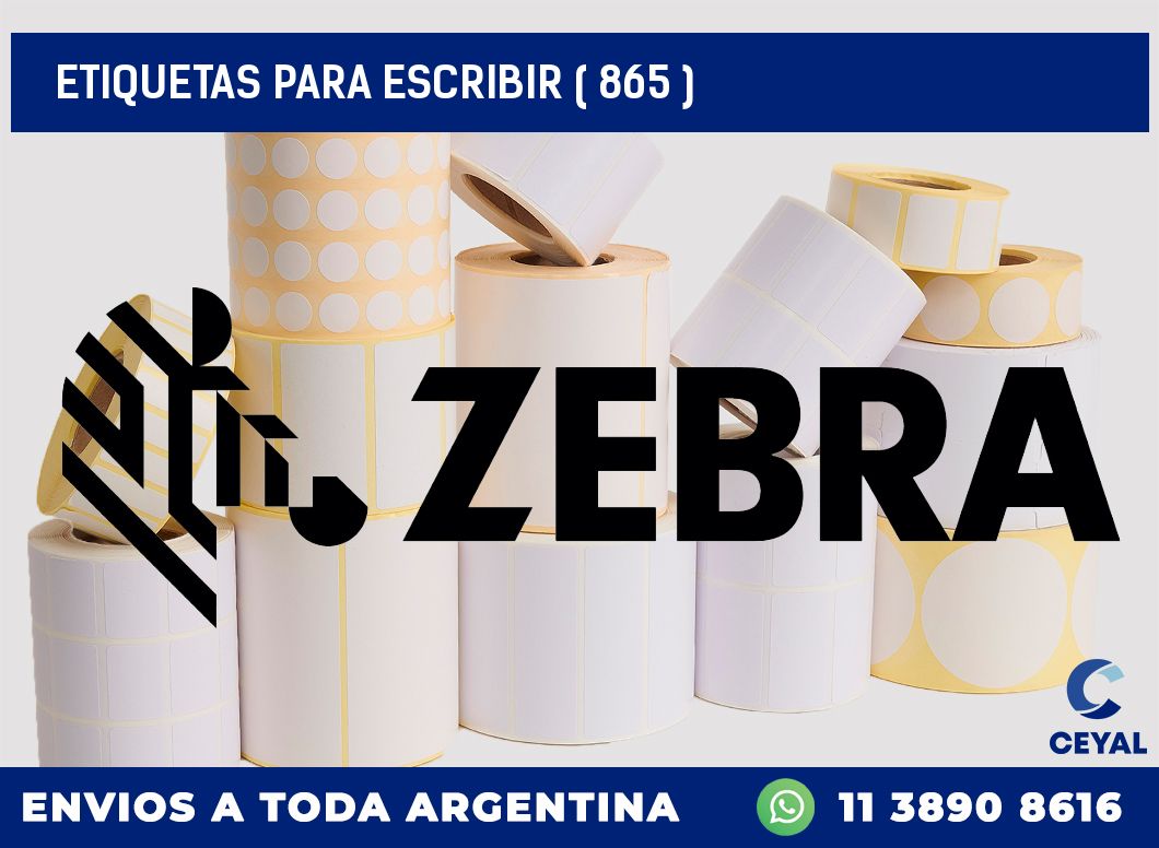 ETIQUETAS PARA ESCRIBIR ( 865 )