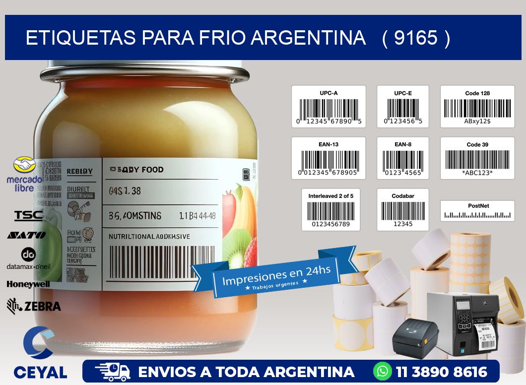 ETIQUETAS PARA FRIO ARGENTINA   ( 9165 )