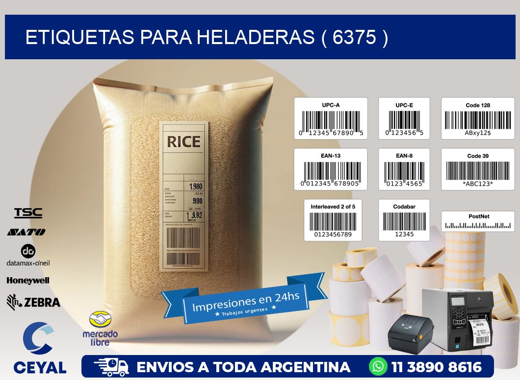 ETIQUETAS PARA HELADERAS ( 6375 )
