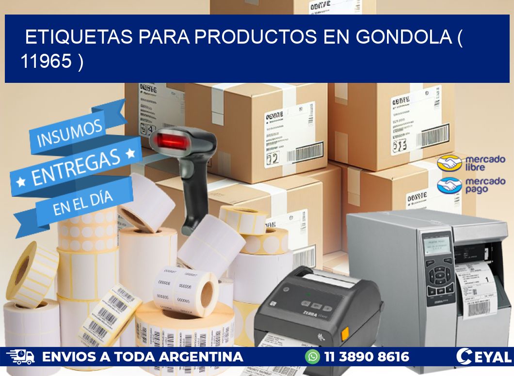 ETIQUETAS PARA PRODUCTOS EN GONDOLA ( 11965 )