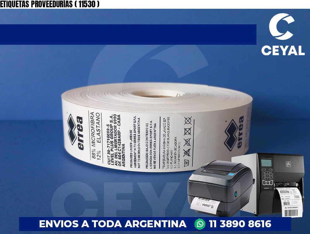 ETIQUETAS PROVEEDURÍAS ( 11530 )