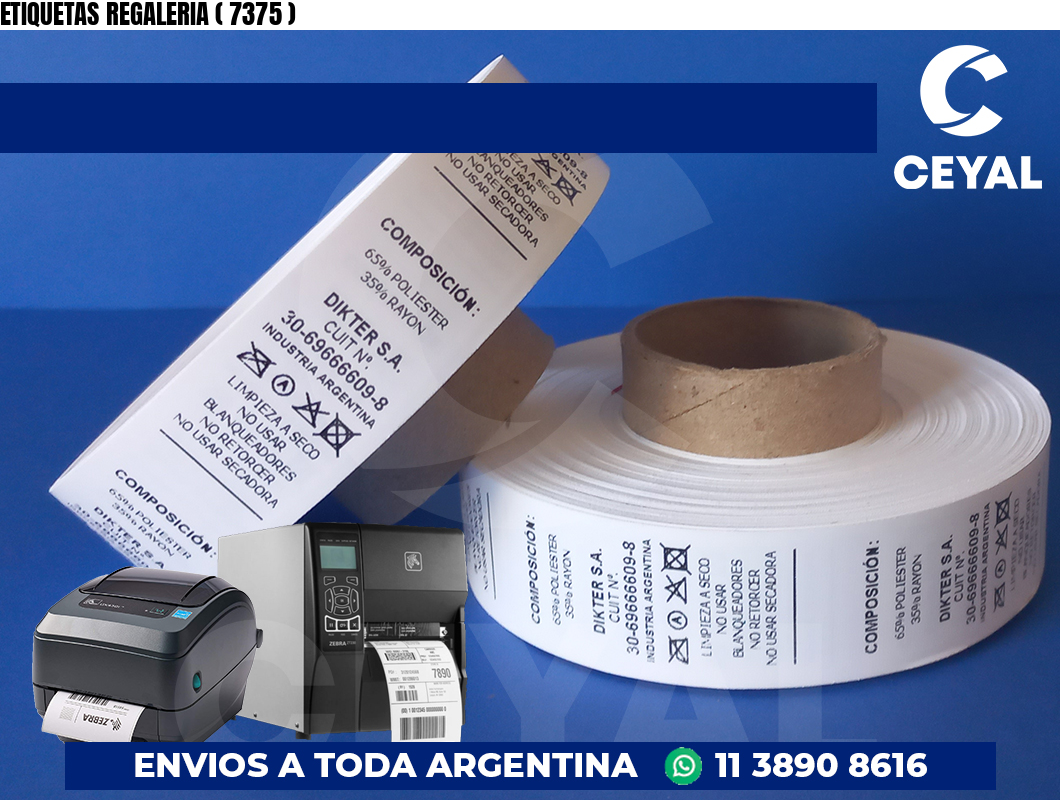 ETIQUETAS REGALERIA ( 7375 )
