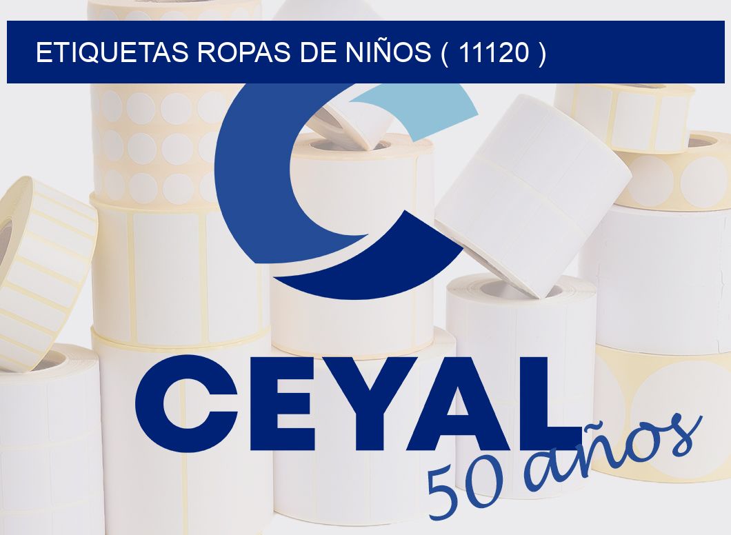 ETIQUETAS ROPAS DE NIÑOS ( 11120 )