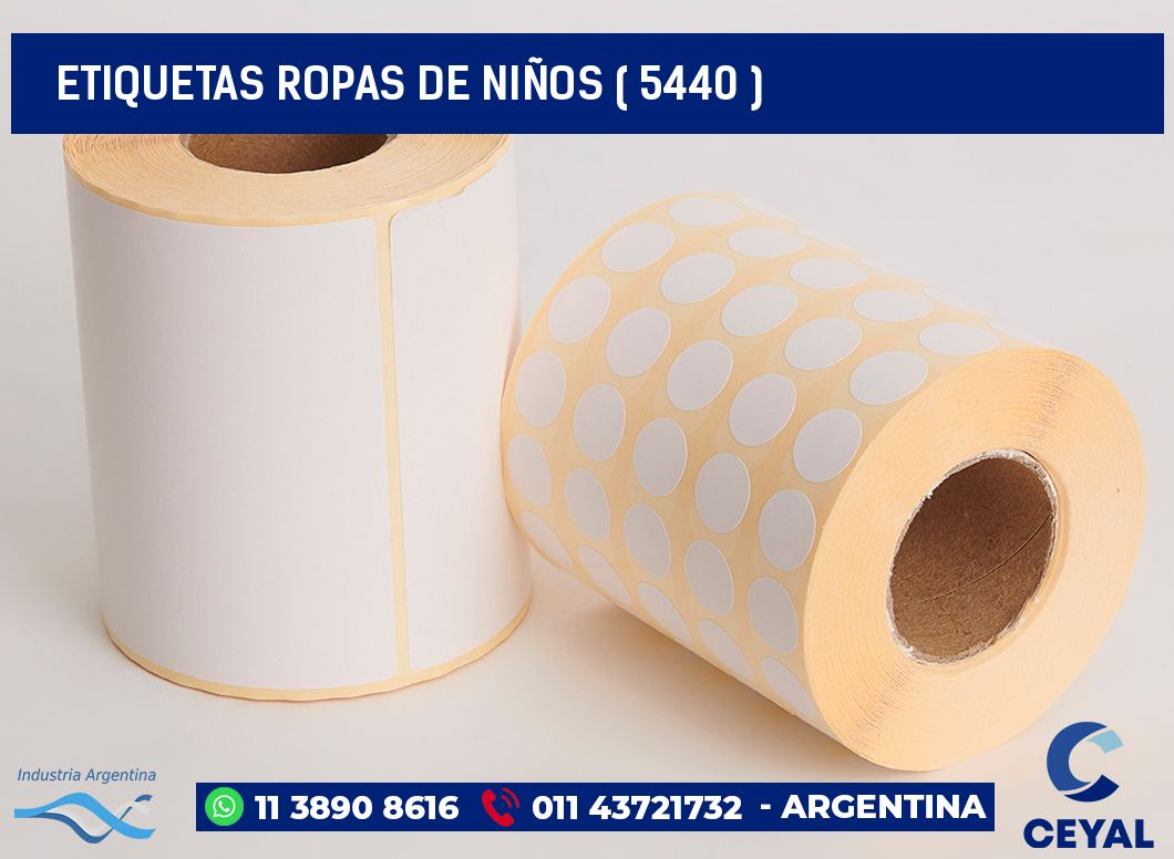 ETIQUETAS ROPAS DE NIÑOS ( 5440 )