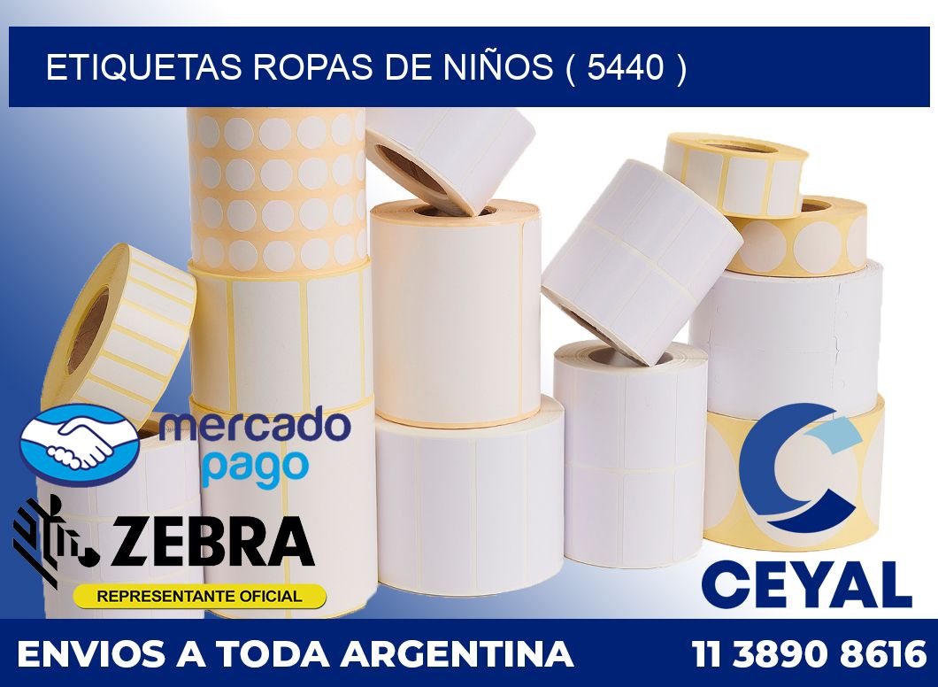 ETIQUETAS ROPAS DE NIÑOS ( 5440 )