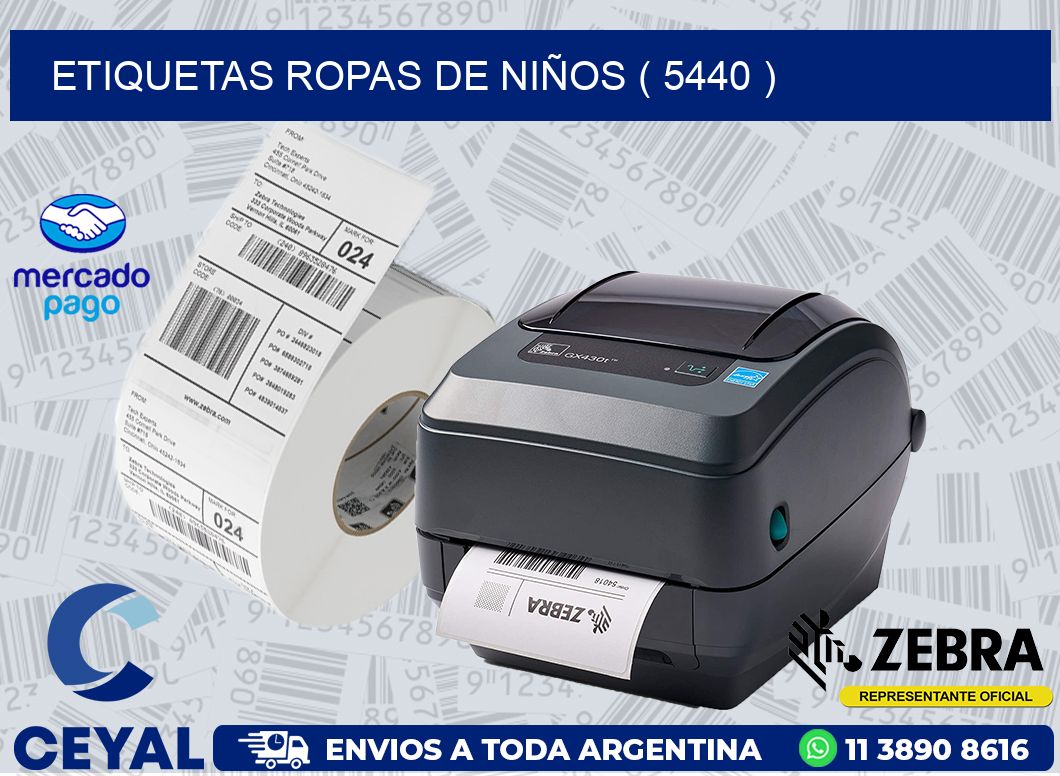 ETIQUETAS ROPAS DE NIÑOS ( 5440 )