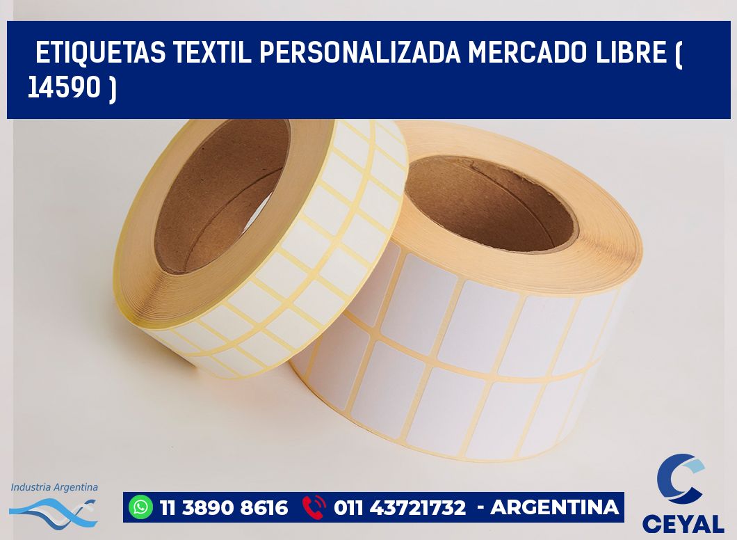 ETIQUETAS TEXTIL PERSONALIZADA MERCADO LIBRE ( 14590 )