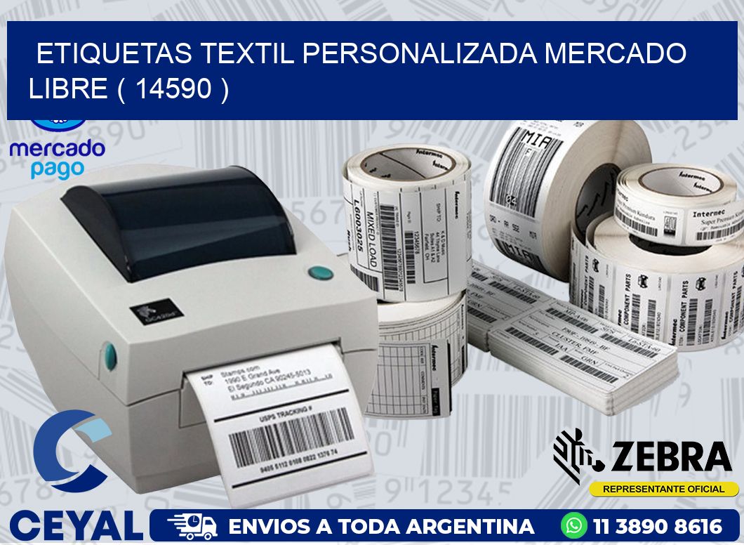 ETIQUETAS TEXTIL PERSONALIZADA MERCADO LIBRE ( 14590 )