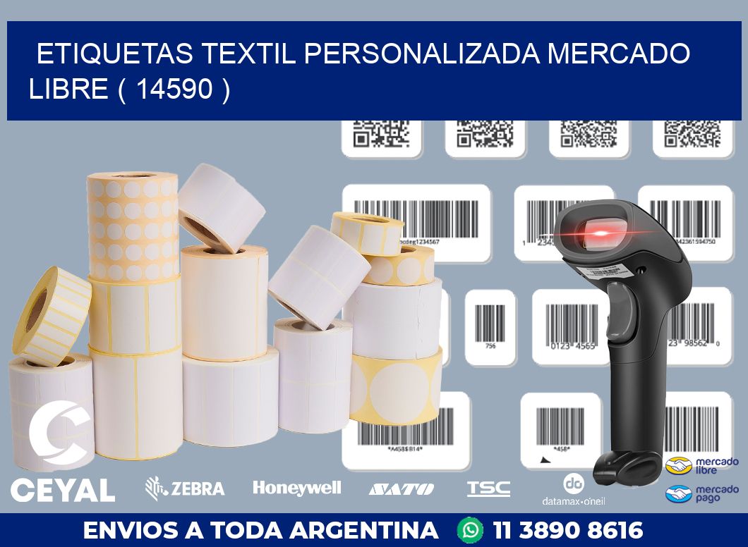 ETIQUETAS TEXTIL PERSONALIZADA MERCADO LIBRE ( 14590 )