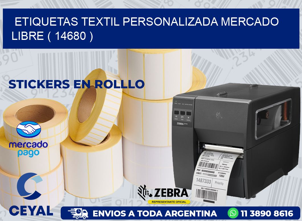 ETIQUETAS TEXTIL PERSONALIZADA MERCADO LIBRE ( 14680 )