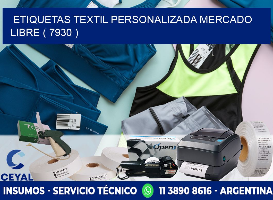 ETIQUETAS TEXTIL PERSONALIZADA MERCADO LIBRE ( 7930 )