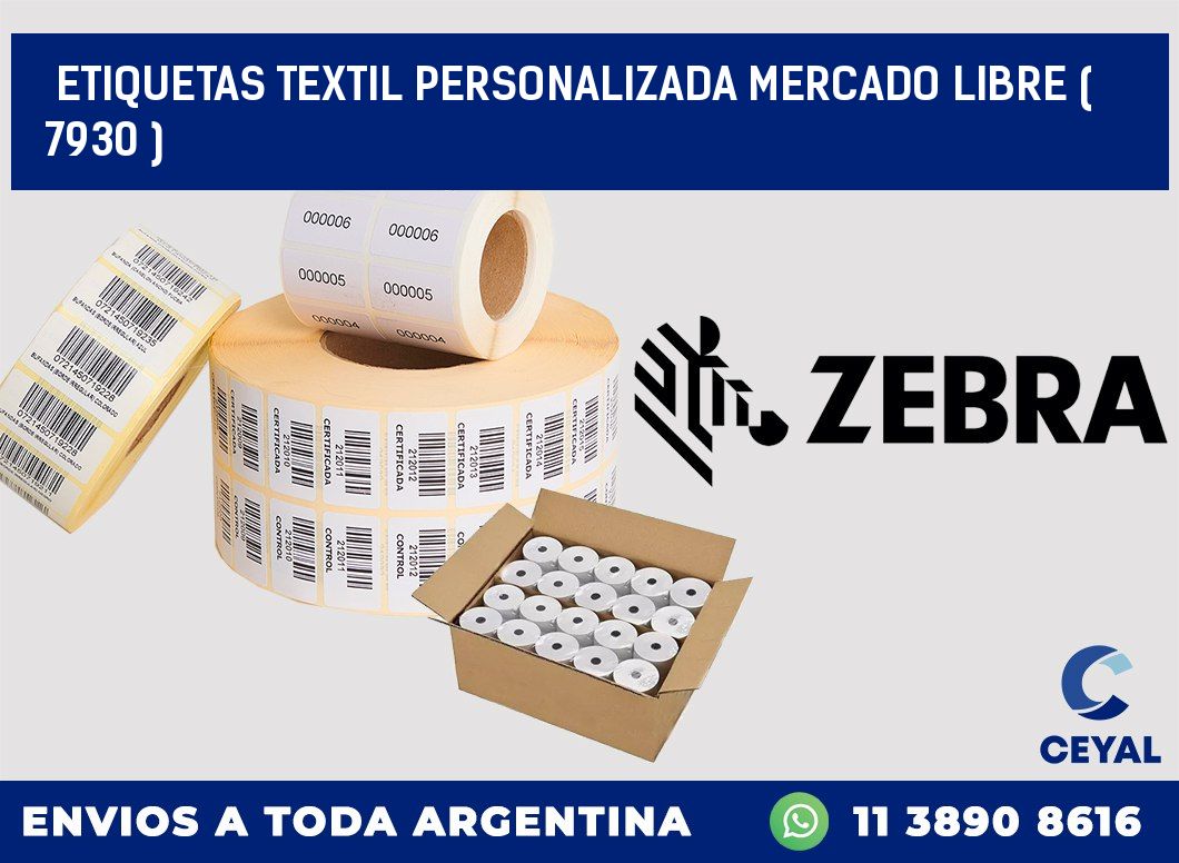 ETIQUETAS TEXTIL PERSONALIZADA MERCADO LIBRE ( 7930 )