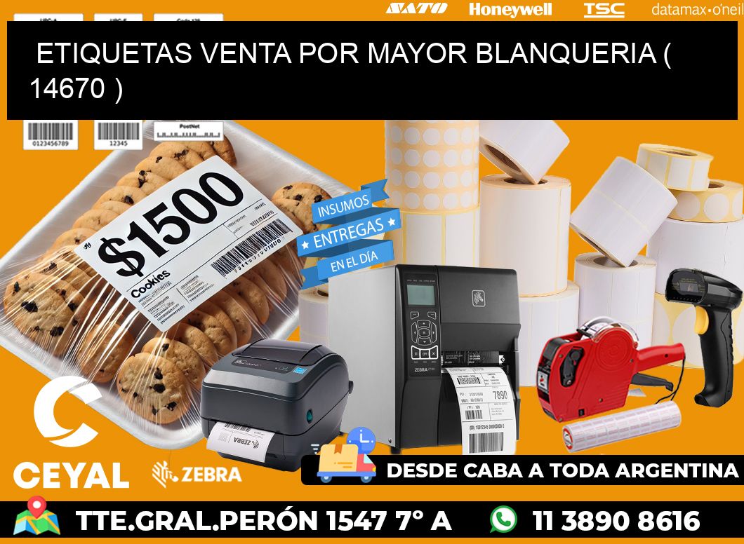 ETIQUETAS VENTA POR MAYOR BLANQUERIA ( 14670 )