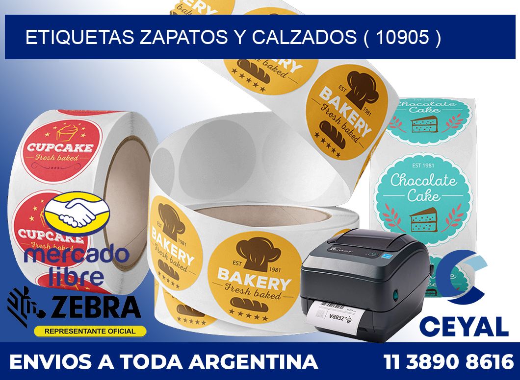 ETIQUETAS ZAPATOS Y CALZADOS ( 10905 )