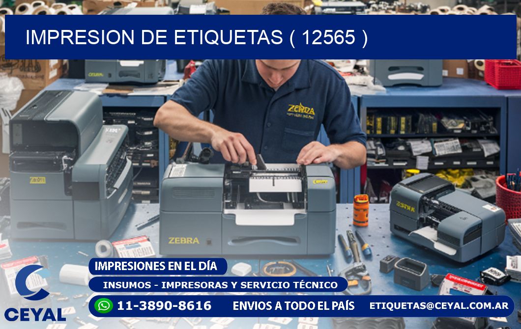 IMPRESION DE ETIQUETAS ( 12565 )
