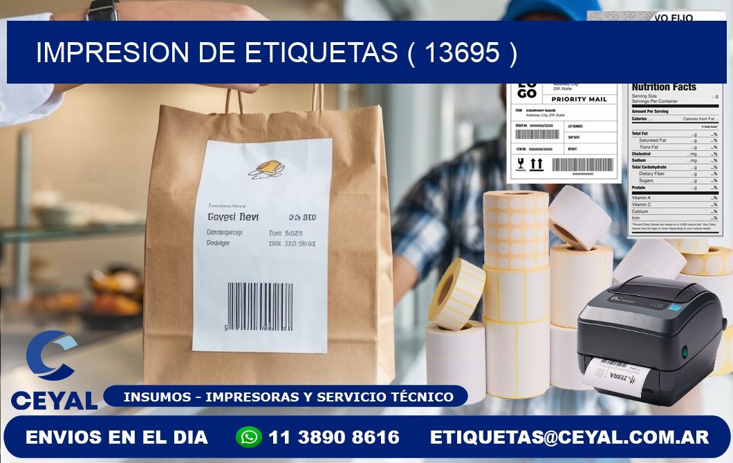 IMPRESION DE ETIQUETAS ( 13695 )