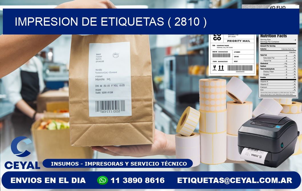 IMPRESION DE ETIQUETAS ( 2810 )