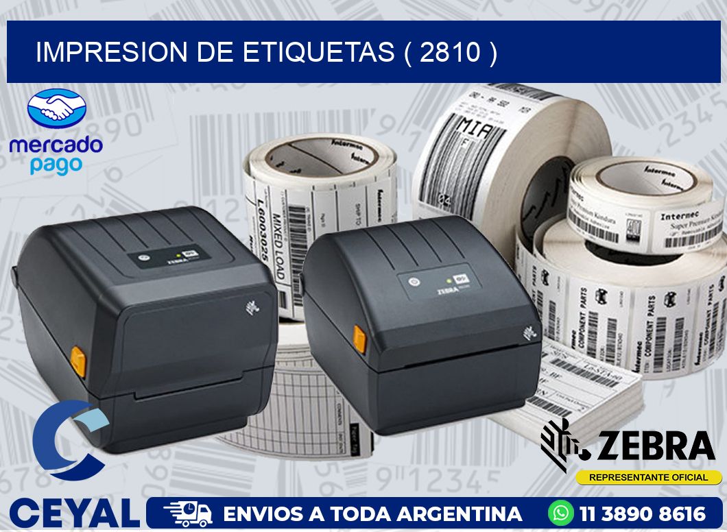 IMPRESION DE ETIQUETAS ( 2810 )